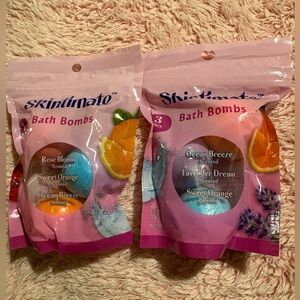 Skintimate Bath Bombs - Pink and Orange